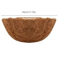 thumbnail image 2 of Forro para macetas de coco, maceta colgante, cesta de flores, maceta de plástico, tapete de fibra de coco, tela no tejida, diámetro 45 cm + tapete de tela no tejida, 2 of 2