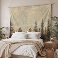 thumbnail image 3 of Brown Forest Tapestry for Bedroom Wall Hanging Tapestry, Vintage Tree Farmhouse Botanical Ceiling Backdrop Tapestries Poster Blanket Wall Decor for Teens Room Living Room Dorm 39" x 59", 3 of 8