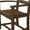 Tree House, variant on Monterey Bay Dining Arm Chair in Charcoal Black