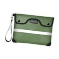 thumbnail image 4 of Bolsa ignífuga para documentos con cremallera, resistente al fuego, portátil, con cerradura, para viajes, para proteger documentos y pasaportes. Verde, 4 of 8