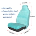 thumbnail image 3 of Wukai Blue And Turquoise Full Set Car Seat Covers with Soft Padding Universal Auto Front Seats Protector and Cushion Mat, 3 of 5