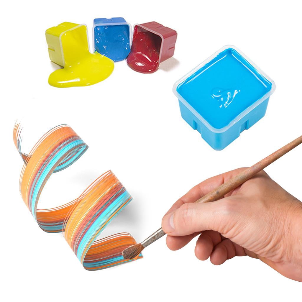 Giaone Vibrant Gouache Watercolor Paint for Case with Palette 30 ml for Child 18C