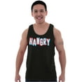 thumbnail image 3 of Hangry Food Lover Hungry Angry Mad Tank Top T Shirts Men Women Brisco Brands S, 3 of 6