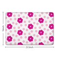 thumbnail image 5 of Pioneer Flower Floral Print Flannel Non Slip Door Rugs,Washable Door Mats Indoor,Decorative Door Mats,Dirt-Resistant and Absorbent Doormat for Entrance,Bedroom,Kitchen,Bathroom,23.5"x16", 5 of 5
