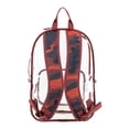 thumbnail image 4 of Eastsport Unisex 16" Success Clear Backpack, Red Camo, 4 of 7