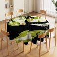 thumbnail image 6 of Lily Munster Round Tablecloth Washable Reusable Round Tablecloth Table Cover for Dinner Kitchen Party Picnic 36x36in, 6 of 8