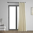 thumbnail image 5 of Natural Light Beige Vintage Thermal Cross Linen Weave Blackout Curtain (1 Panel), Natural Light Beige, 50W X 108L, 5 of 9