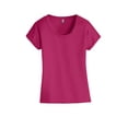 thumbnail image 5 of District Made Ladies Drapey Dolman Tee-S (Pink Azalea), 5 of 6