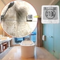 thumbnail image 3 of Reloj de pared impermeable para colgar, temporizador de ducha, alarma de baño, 3 of 7