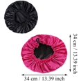 thumbnail image 1 of 2 piezas de gorro de noche de seda, gorro de noche, gorro de satén, gorro de dormir de satén impermeable, gorro de dormir ancho de satén con cordón para el cuidado facial, baño, cocina ShuxiuWang 8390613581754, 1 of 1