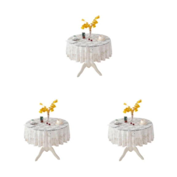 Wosthever Añade elegancia a la Mantel disponible en varios patrones y tamaños Funda para Flor blanca 180 cm Type1 NO1
