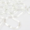 thumbnail image 2 of Agiferg Shower Curtain Rings Clear Set of 24 Silicone Rubber, 2 of 4