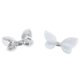thumbnail image 5 of 10 piezas de apliques de pajarita de lentejuelas clásicas para lazo de pelo, accesorio para boda, artesanía DI blanco, 5 of 9