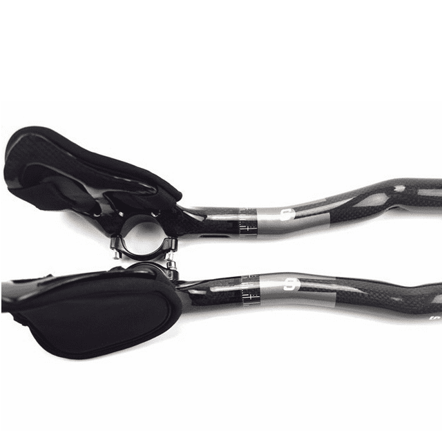 MYG T800 Carbon Fiber Triathlon Bike Extender 31.8MM 3K 340MM TT Rest Handlebars