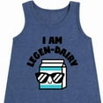 thumbnail image 3 of Instant Message - I Am Legen-Dairy - Cool Milk Carton - Toddler & Youth Girls A-line Dress, 3 of 6