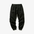 thumbnail image 6 of Men's Fashion Cargo Pants Elastic Waist Hip Hop Solid Color Relaxed Fit Trousers Work Casual Sports Cargo Pants, 6 of 9