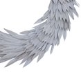 thumbnail image 2 of Corona Vickerman de 61 cm, color blanco lavado con forma de palma, color natural, 2 of 4