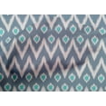thumbnail image 4 of oneOone Cotton Poplin Fabric Chevron Ikat Print Fabric By Yard 56 Inch Wide, 4 of 4