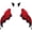 red, variant on Vjnyvs Oversized Halloween Bat Ears Shape Headband Gothic Large Wing Hair Hoop for Themed Party Events