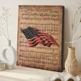 thumbnail image 2 of Modern American Flag Framed Canvas Wall Art for Living Room, 4th of July Large Patriotic Floral Poster for Bedroom, Wrapped Canvas Prints Artwork Americana Pictures Wall Decor P1, 2 of 5