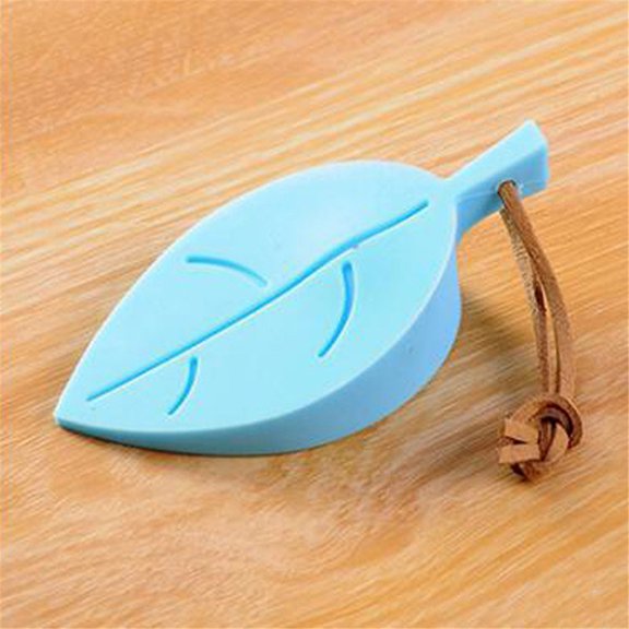 Lloopyting Leaf Door Stop Silicone Plug Adhesive Door / Wall Touch Floor Door Stop Door Stoppers Door Draft Stopper Door Stoppers For Bottom Of Door Cleaning Supplies Blue