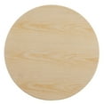 thumbnail image 2 of Modway Lippa 27.5" Round Modern Wood/Metal Dining Table in Natural/White, 2 of 6