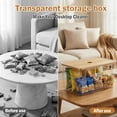 thumbnail image 4 of Trash Bag Holder with Bamboo Lid, Stackable Storage for Laundry Room Organization, Extra Large Garbage Bag Dispenser, Under Sink Pantry Organizer, 4 of 7