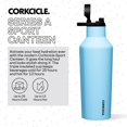 thumbnail image 2 of Botella de agua Corkcicle Sport Canteen con aislamiento, 950 ml, Santorini, 2 of 7