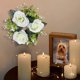 thumbnail image 4 of BPA-Free Utensils Simulation Flowers Candlestick Wreaths Living Room Table Decorations Ornaments Roses Candles Cups Atmosphere Decoration Props, 4 of 5