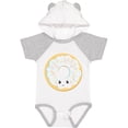 thumbnail image 3 of Inktastic White Donut Boys or Girls Baby Bodysuit, 3 of 5