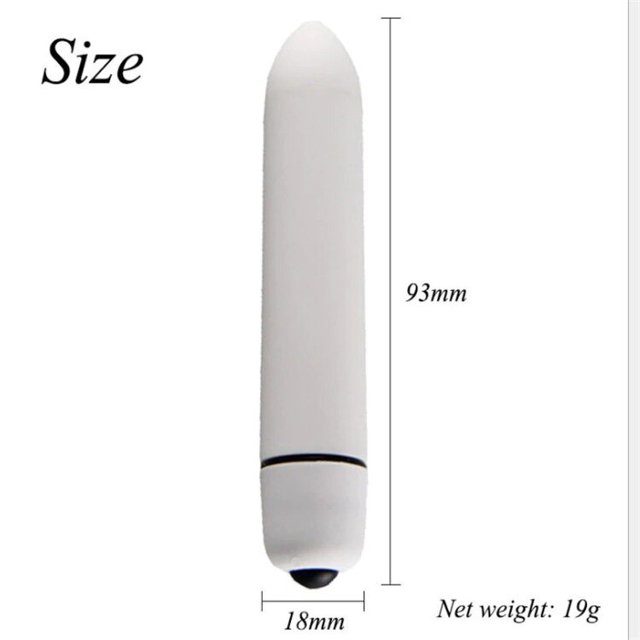 Vibrador Mini bala de 10 velocidades para mujer, estimulador de clítoris y Vagina, Juguetes sexuales para adultos, masturbación