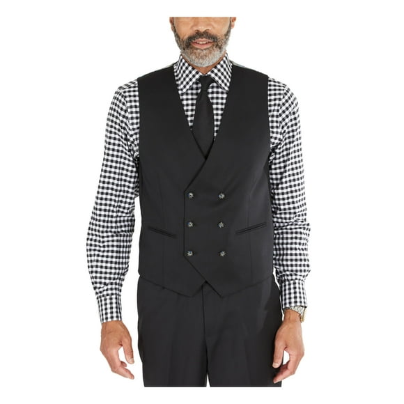 TAYION BY MONTEE HOLLAND Homme Noir à Poitrine Simple, Costume Veste Blazer Séparée S