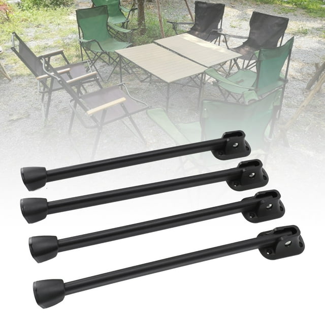Foldable Table Legs, Camping Table Metal Furniture Legs for Coffee Table, Home, Kitchen, DIY or Repairs Desks
