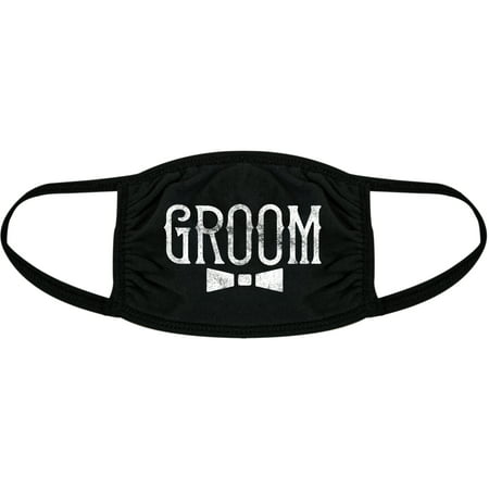 Groom Face Mask Funny Wedding Bachelor Party Graphic Nose And Mouth Covering