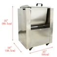 thumbnail image 2 of 40L Electric Meat Mixer Meat Stuffing Mixer Vegetable Blender Chopping Machine Food Stirrer Processer 110V with 4-Blade, 2 of 8