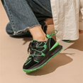 thumbnail image 4 of 2022 nuevas zapatillas de deporte de estilo deportivo coreano para mujer, zapatos de plataforma plana, moda de primavera, zapatos casuales de suela gruesa cómodos para mujer, 4 of 5