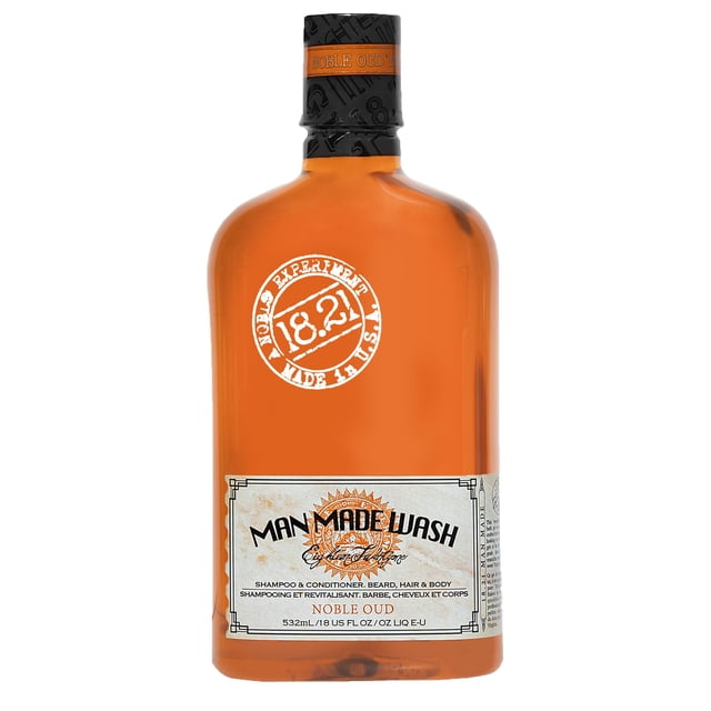 18.21 Man Made(r) Shampoo Cuerpo y Cabello Nouble Oud 532 ml