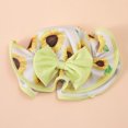 thumbnail image 4 of TAIAOJING Toddlers and Baby Girls' Swimsuit Bowknot Sunflower Watermelon Pineapple Print Ruffles Two Piece Swimwear Bikini With Hat Outfits Bathing Suit 18-24 Months, 4 of 7