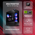 thumbnail image 2 of iBUYPOWER Element Gaming PC Desktop Computer AMD Ryzen 7 7800X3D CPU, NVIDIA GeForce RTX 5060Ti 16GB GPU, 32GB DDR5 5200MHz RAM, 1TB NVMe SSD, Windows 11 Home, Gamer Keyboard and Mouse - EBA7N56T02, 2 of 15