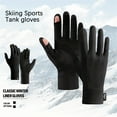 thumbnail image 4 of Peorpel Winter Gloves for Women Men Ski Snow Gloves Liner Thermal Warm TouchScreen, Suit for Running, Cycling, Biking, Hiking, Driving, Walking, Typing, Freezer Work, Gaming Medium, 4 of 6