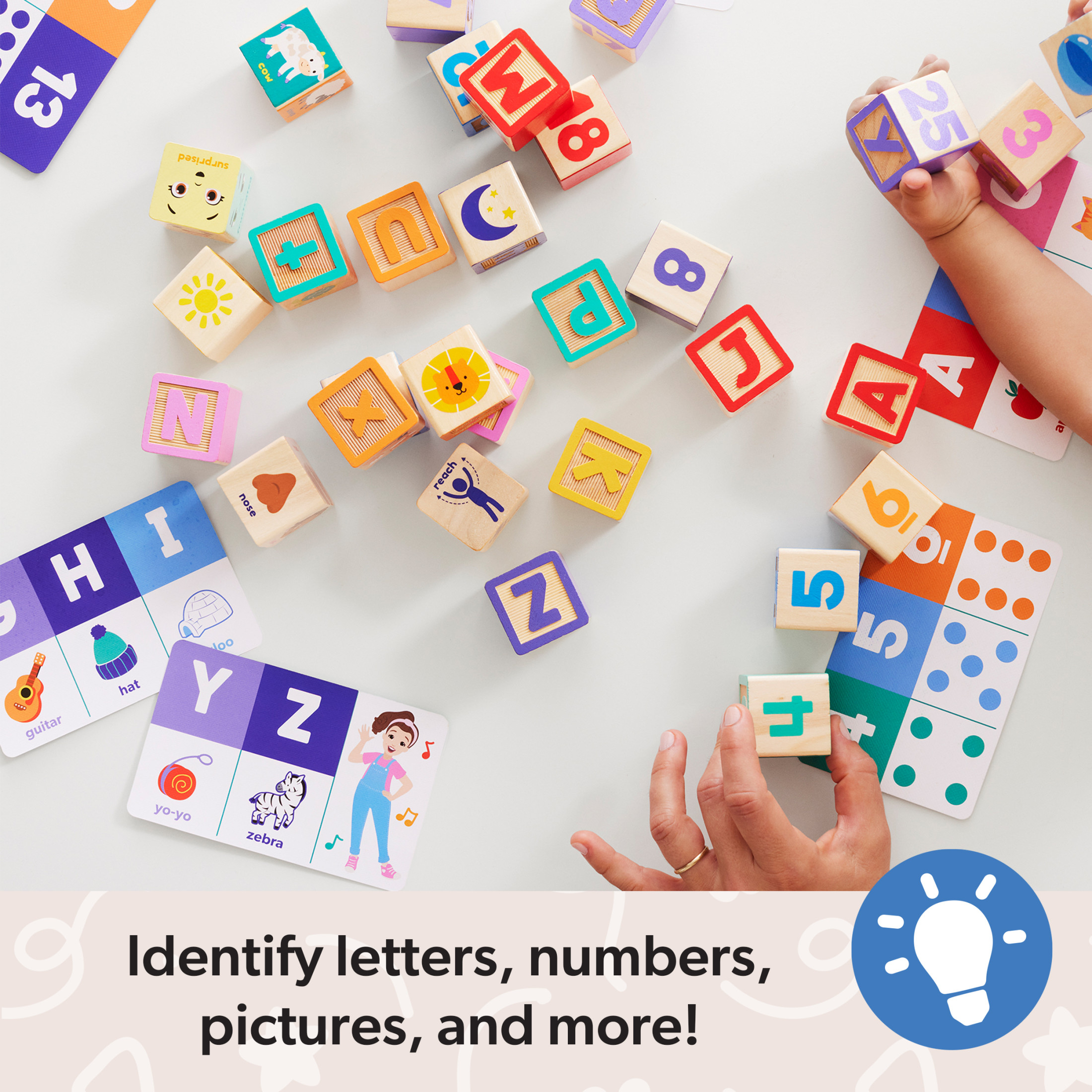 Ms. Rachel Wooden Learning Blocks with Activity Cards photo 2