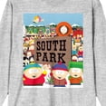 thumbnail image 2 of South Park Town Crew Neck Long Sleeve Athletic Heather Adult Tee-Small, 2 of 7