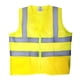 thumbnail image 1 of Tr Industrial Chaleco De Seguridad Amarillo Neón Con Cremallera Frontal De Punto, 2 Bolsillos, Aprobado Por Osha, Tamaño Xl, Paquete De 5, 1 of 3