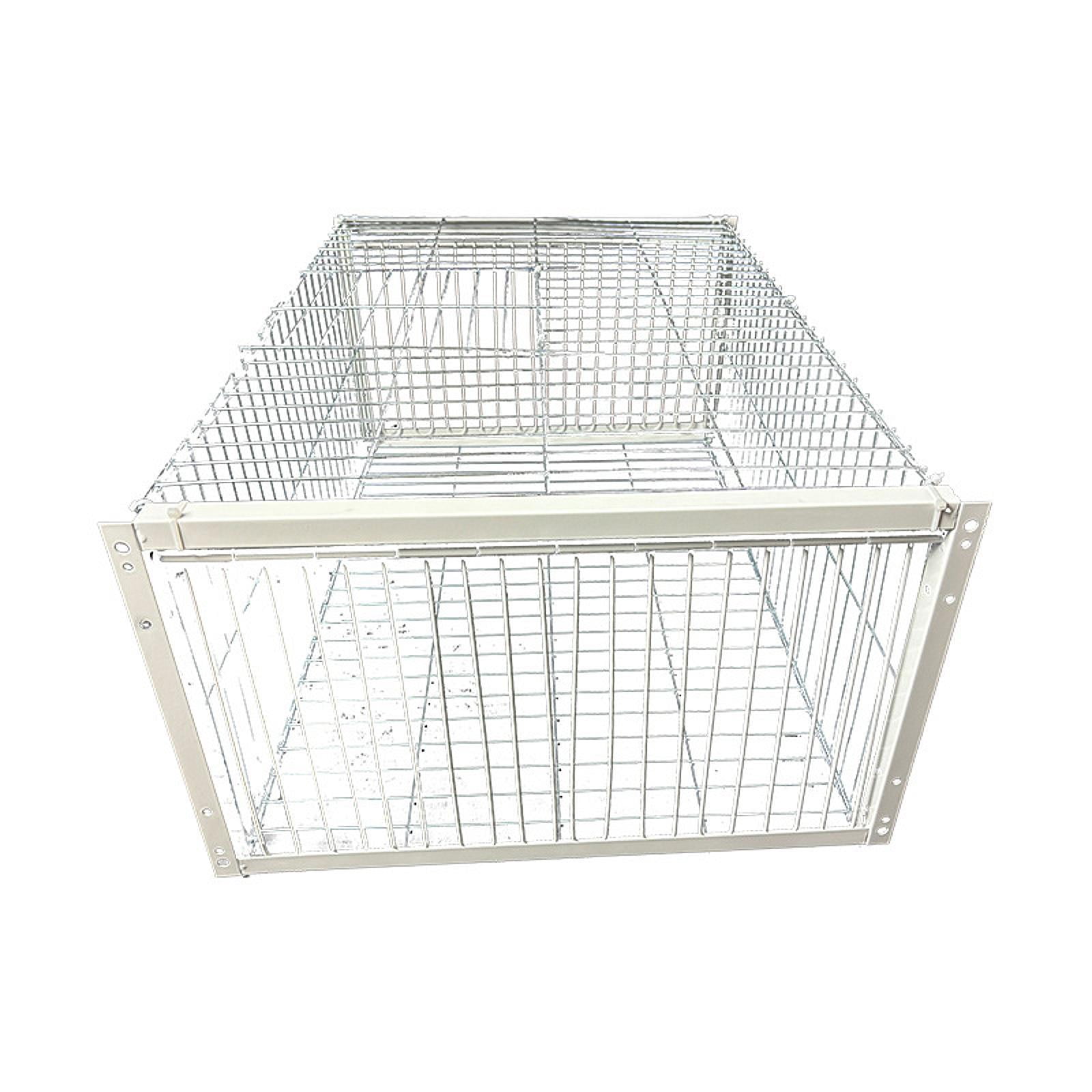 TOOYFUL Bird Cage, Animal Cage, Metal Wire Cage, Pigeon Stable, Automatic Pigeon Collection for Garages, Meat, Pigeons, Farms, Orchards, Chickens , 4 Entry
