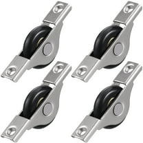 OUNONA 4pcs Closet Door Roller for Sliding Cabinet Door Hardware and Sliding Door Wheel Replacement