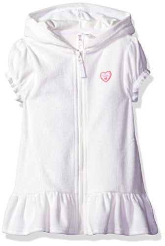 Pink Platinum Toddler Girls Hooded Terry Swim Cover Up