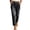 Black-hqtep, variant on RFQWOVSR Womens Elastic Waist Straight Leg Cropped Jeans Stretchy Casual Denim Pants L