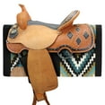 thumbnail image 2 of Tahoe Tack 34" x 36" Maisie New Zealand Wool Western Show Saddle Blanket, 2 of 2