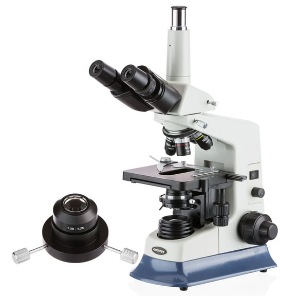 AmScope 40X-2000X Professional Trinocular Oil Darkfield   Brightfield Biological Microscope New