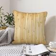 thumbnail image 6 of Susaid Bamboo Wall Print Velvet Throw Pillow Covers Home Art Deco Pillowcase Square Pillow Case Cushion Cover for Bed Sofa Living Room Car Indoor and Outdoor-18"x18", 6 of 8